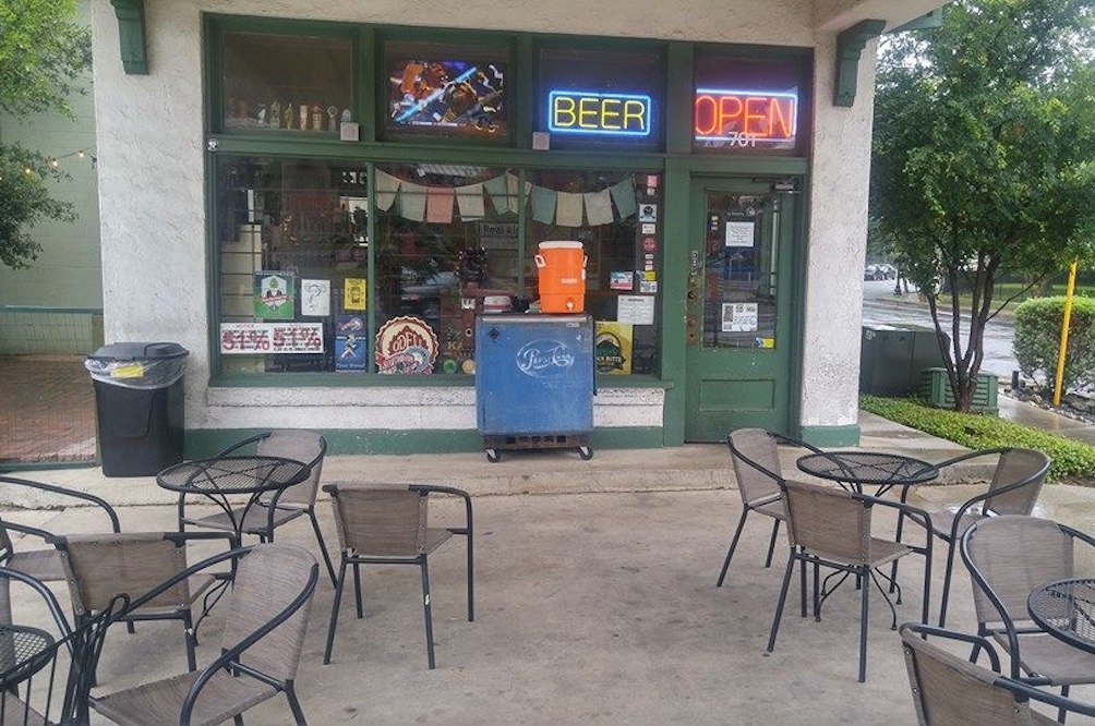 The Filling Station Tap Room is a popular hangout for cyclists on the edge of the Southtown neighborhood. 