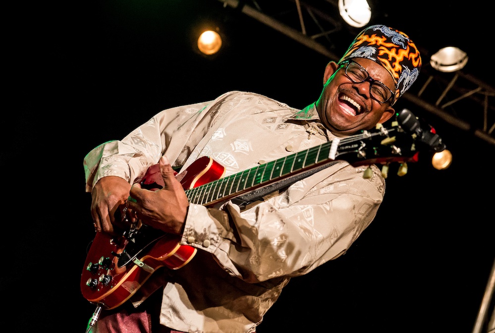 Despite his diminutive nickname, Lil' Ed Williams packs a big voice and guitar sound. 