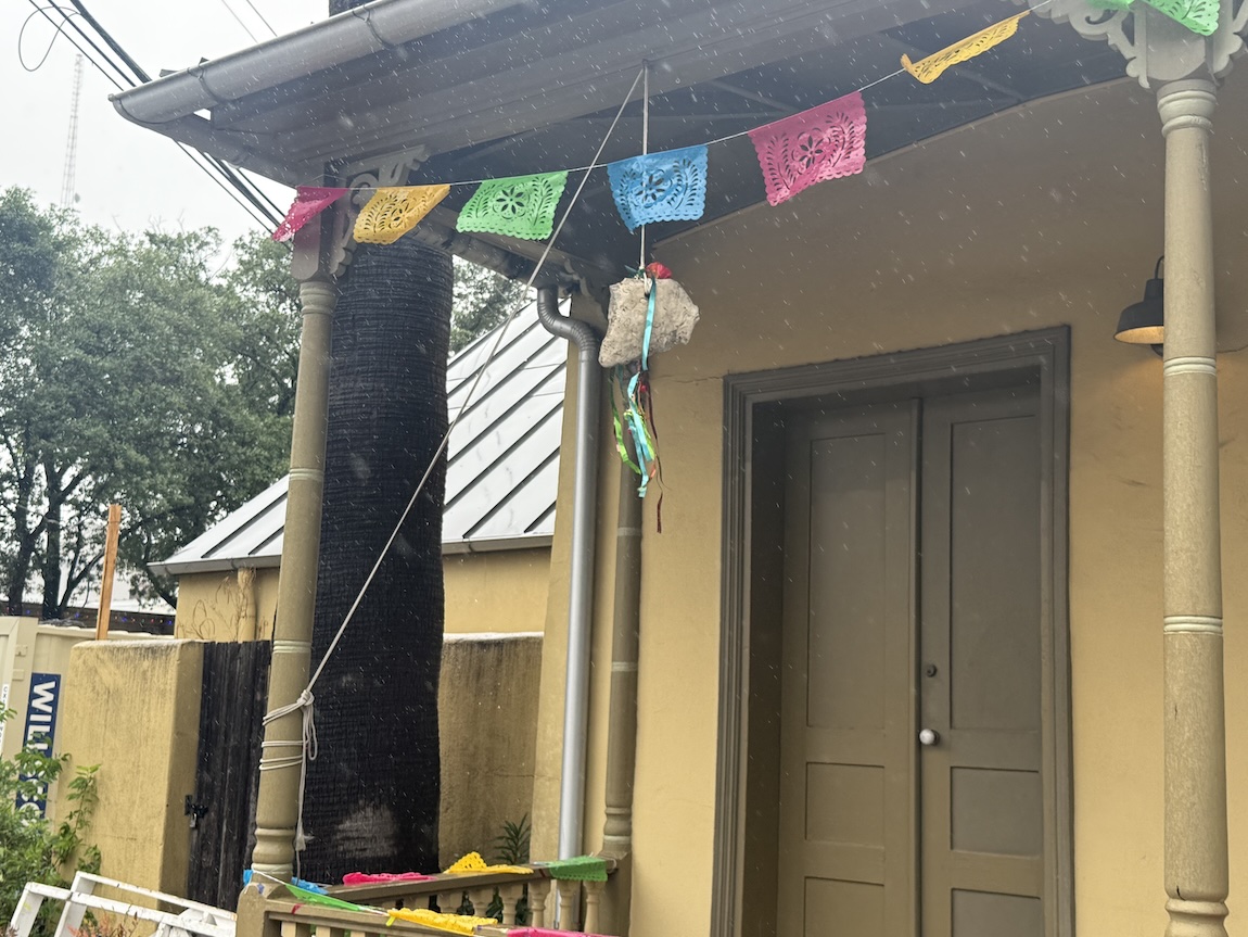 NIOSA officials hang Rain Rock as Flash Flood Warning issued for Bexar County