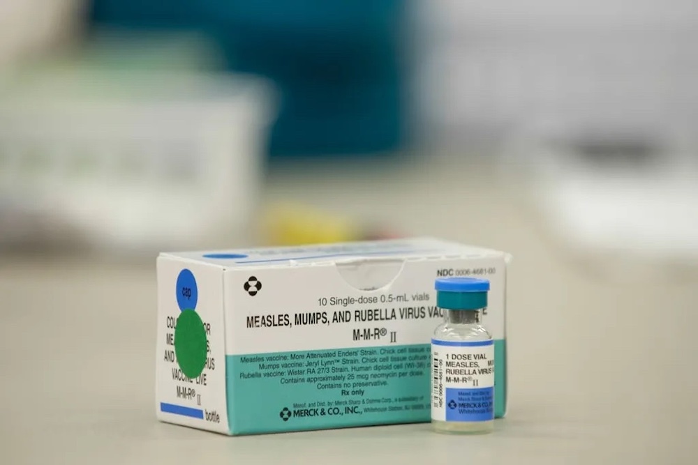 A single vaccine can protect against measles, mumps and rubella.