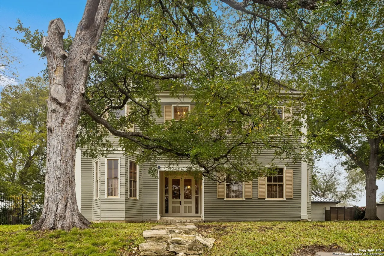 A 144-year-old house from New Braunfels’ German settlement interval is on the market