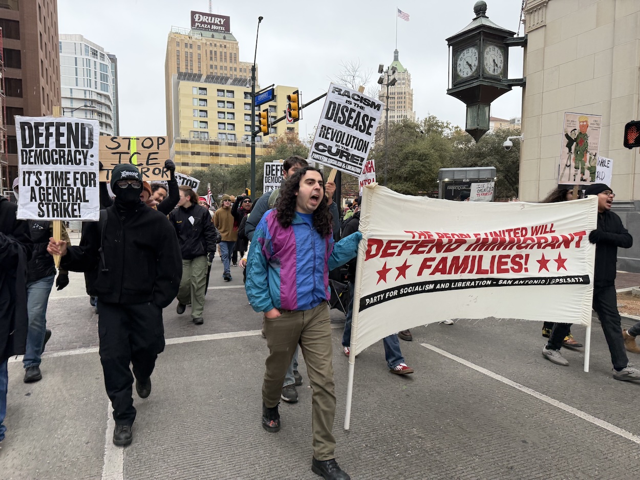 Progressive group calls for San Antonio general strike after latest fatal ICE shooting