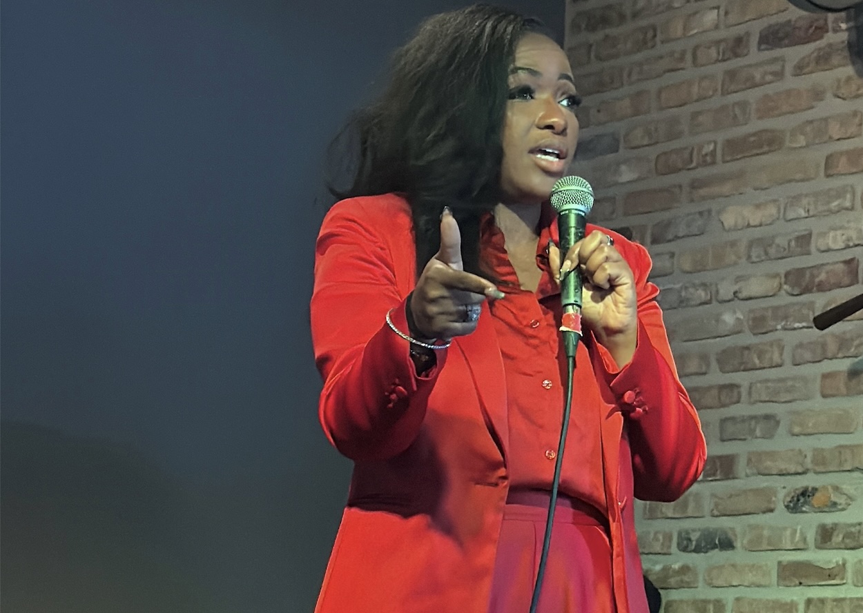 Senate hopeful Crockett tries to clarify remark about Latino voters at San Antonio stops