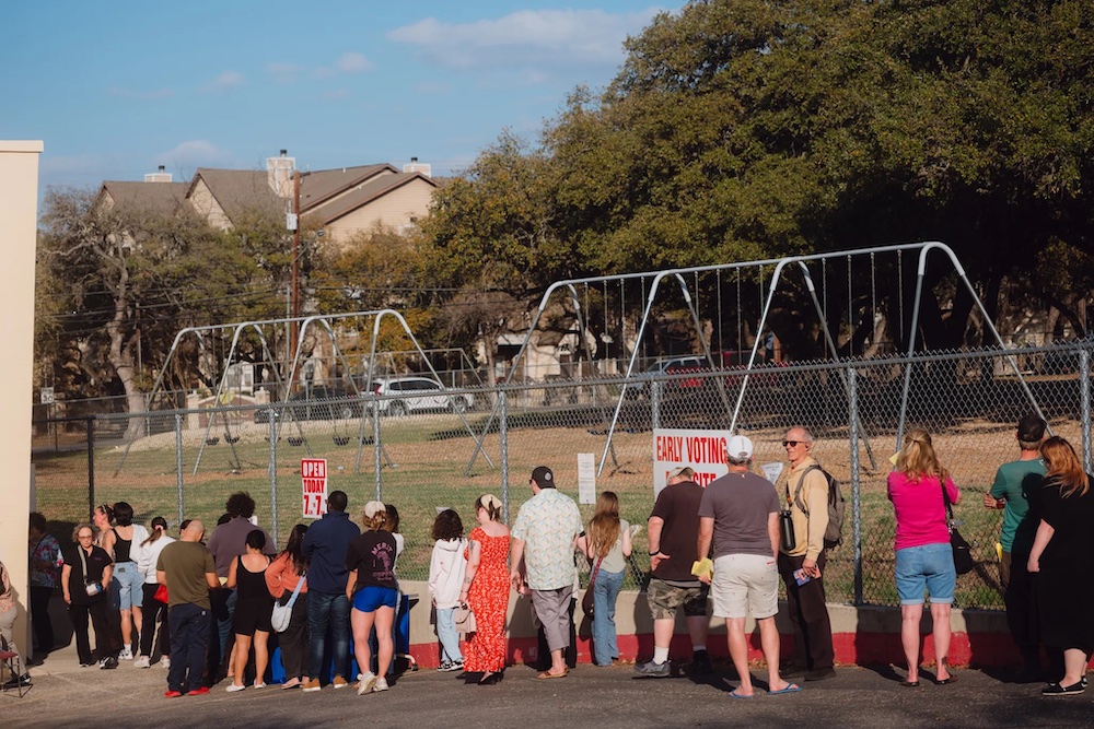 Texas primary voters smash recent midterm turnout records