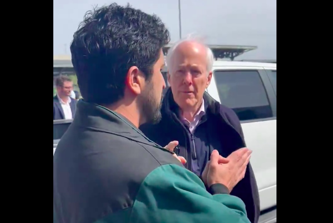 John Cornyn will get into pissing match with congressman at Austin airport over DHS funding