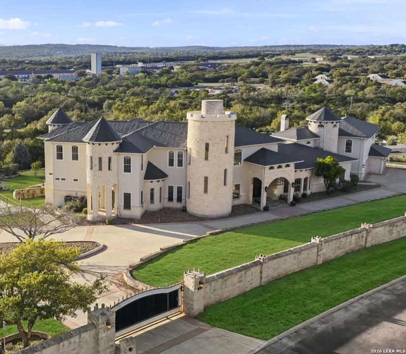 This fairytale citadel on the market in San Antonio comes with sweeping views of the dominion