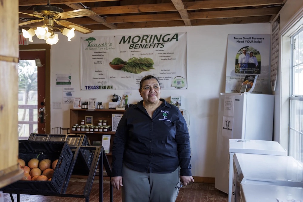 She received a M grant to show Texans  farm. Then the Trump administration yanked it over DEI.