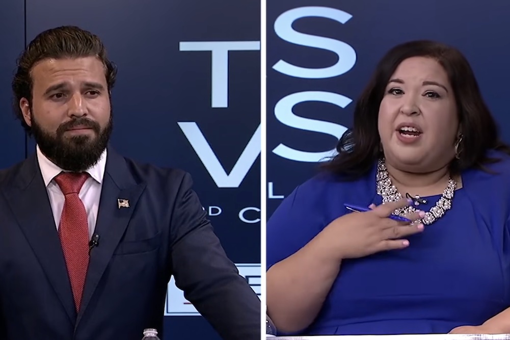 Brandon Herrera, Katy Padilla Stout take off gloves in pre-election debate