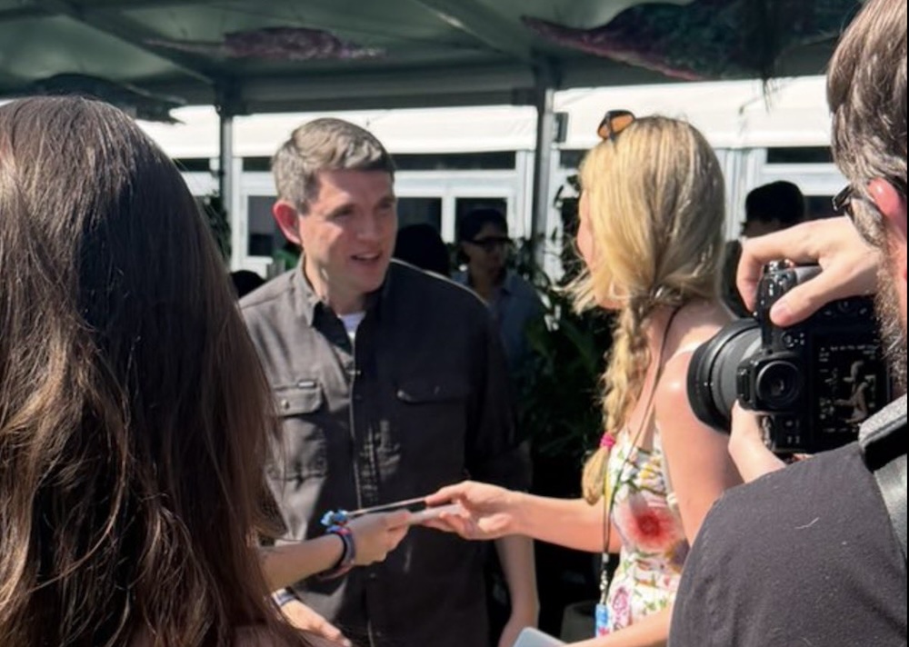 U.S. Senate candidate James Talarico spotted at ACL after recovering from flu